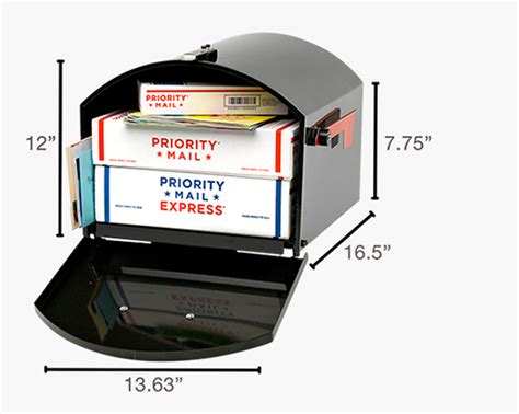 usps approved rural mailbox sizes